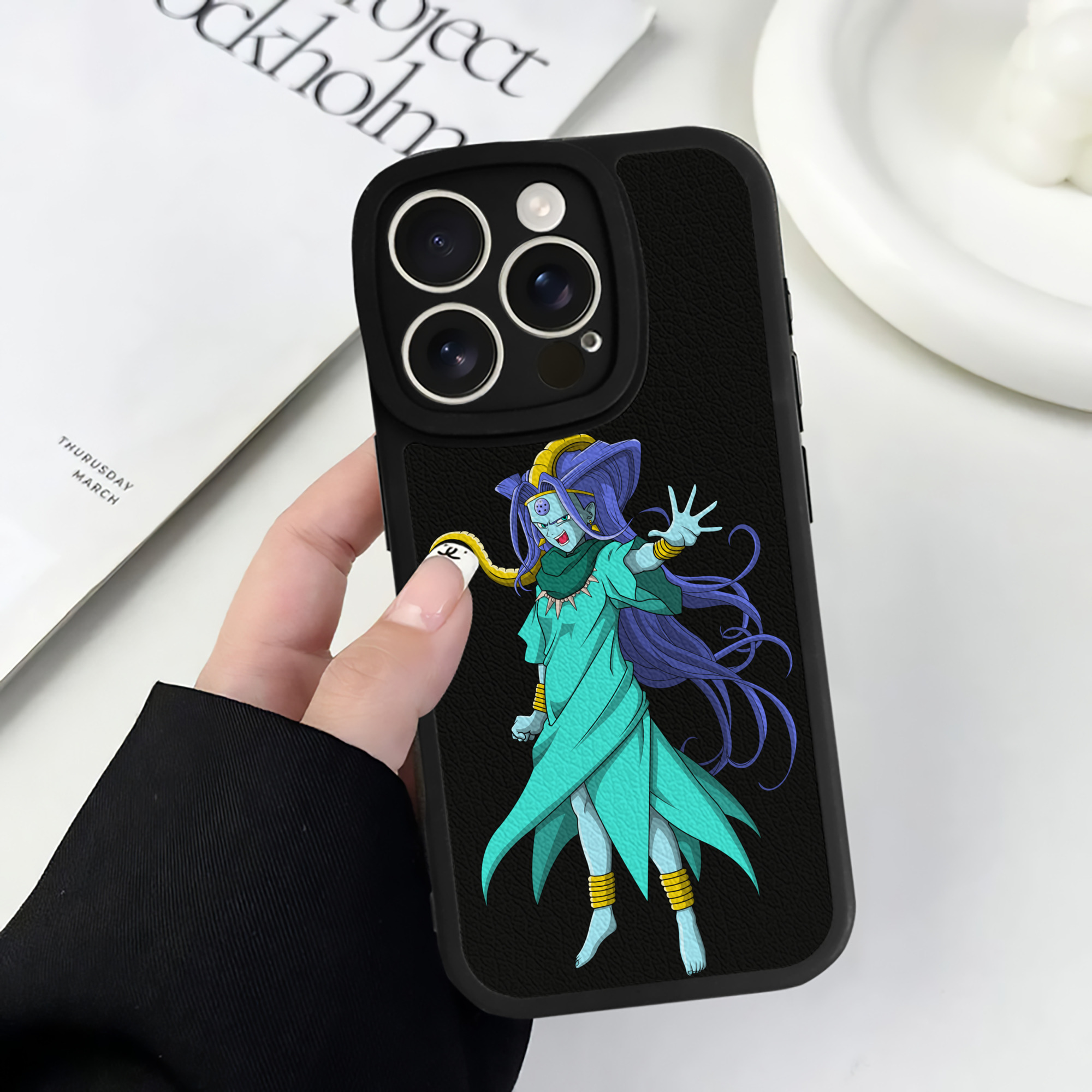 （画像用） ドラゴンボール DRAGON BALL 【iPhone 16シリーズ対応】シリコンスマホケース（レザー調） 材質：シリコン